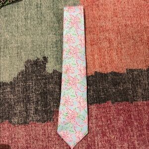 Lilly Pulitzer 100% Silk Neck Tie NWOT